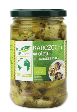 Carciofi biologici sott'olio 280 g – Bio Planet