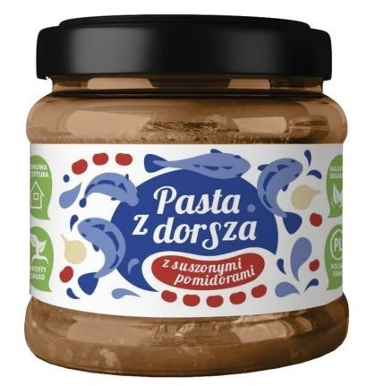 Pasta di merluzzo con pomodori secchi 140 g - pesce da taglio