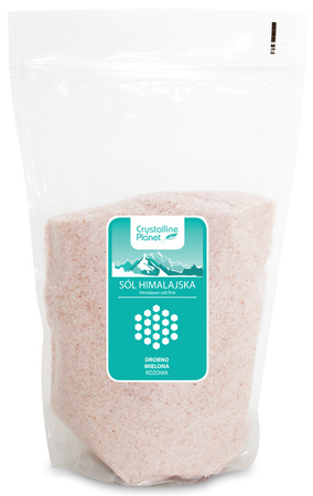 Sale rosa dell'Himalaya macinato finemente 1 kg