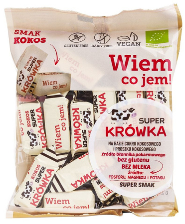 Fudge vegani al cocco senza glutine Biologico 150 g – Super Krówka