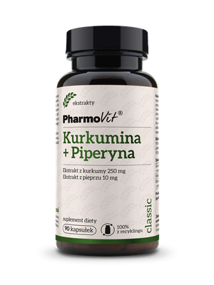Curcumina + piperina integratore alimentare 90 capsule 41,4 g - Pharmovit