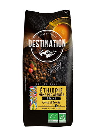 Caffè in grani Arabica 100% Etiopia Fair For Life Biologico 1 kg – Destination