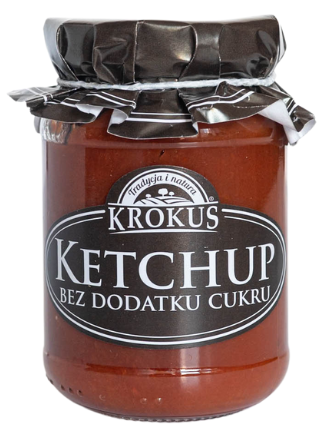 Ketchup senza zuccheri aggiunti senza glutine 180 g – Krokus