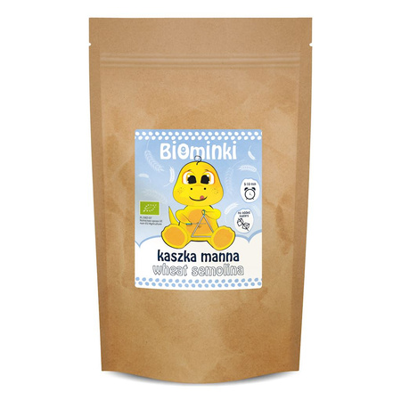 Porridge di semola integrale bio 500 g - Biominki