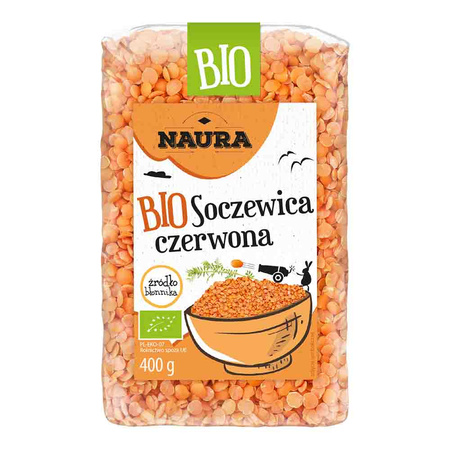 Lenticchia rossa BIOLOGICA 400 g – Naura