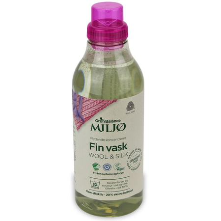 Liquido per il lavaggio di tessuti di lana e seta 900 ml