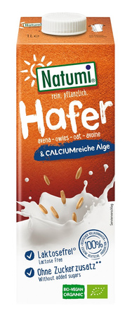 Bevanda d'avena biologica con alghe marine senza zuccheri aggiunti 1 l – Natumi