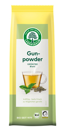 Tè verde alle foglie di polvere da sparo bio 100 g
