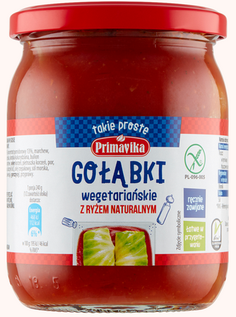 Cavolo ripieno vegetariano con riso naturale 480 g