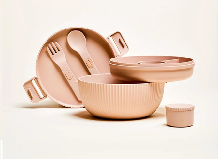 Portapranzo in plastica pla dusty rose - chic-mic-mic
