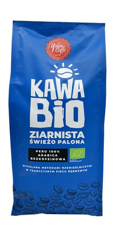 ARABICA 100 % PERU BIO 1 kg di caffè macinato decaffeinato - QUBA CAFFE