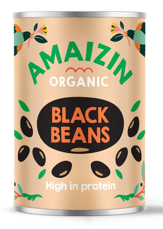 Fagioli neri in salamoia senza glutine BIOLOGICI 400 g (240 g) – Amaizin