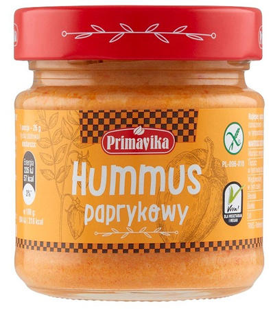 Hummus alla paprika, 160 g – Primavika