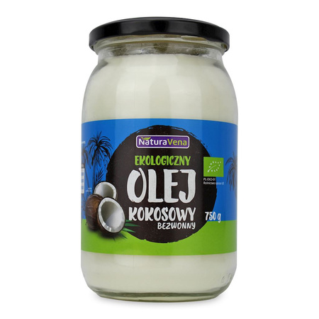 Olio di cocco raffinato Biologico 750 g – Naturavena