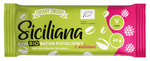 Barretta al pistacchio con lamponi senza glutine bio 40 g - Siciliana raw