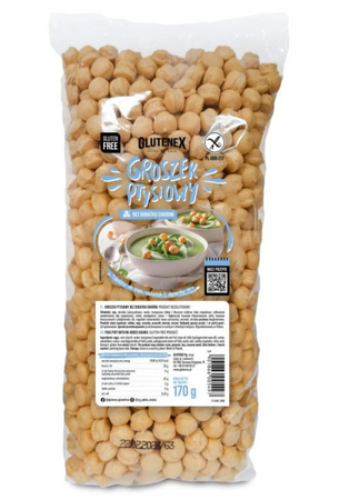 Piselli soffiati senza glutine e senza zucchero 170 g - GLUTENEX