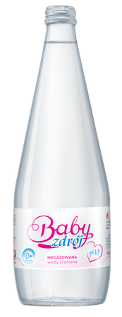 Acqua di sorgente non gassata 700 ml (bicchiere) - Baby Zdrój