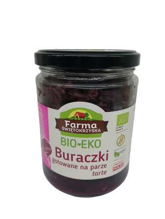 Barbabietole marinate biologiche senza glutine 420 g – Farma Świętokrzyska