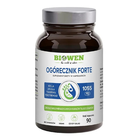 Borragine Forte Integratore alimentare (1040 mg) 90 capsule – Biowen