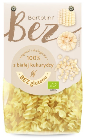 Tagliatelle di mais bianco senza glutine (fusilli) BIO 250 g
