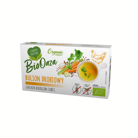Brodo di pollo biologico, 66 g – BIOOAZA