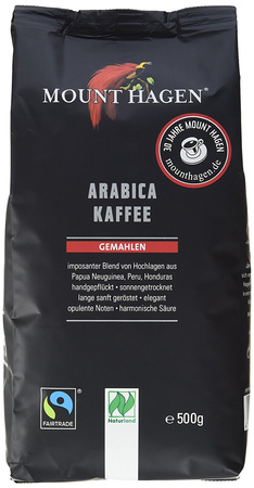Caffè macinato Arabica 100% Fair Trade Biologico 500 g – Mount Hagen