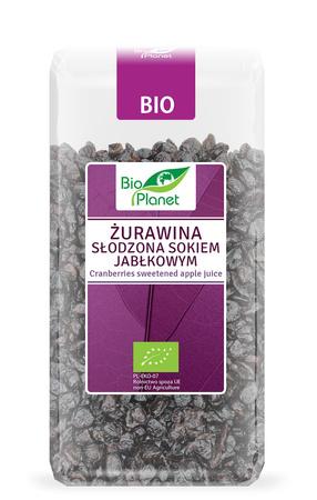 Mirtilli rossi dolcificati con succo di mela bio 400 g - Bio Planet