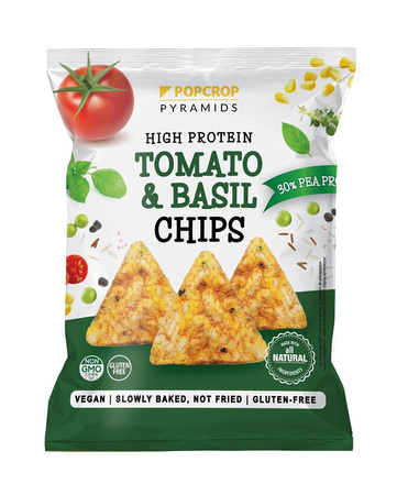 Piramidi proteiche al pomodoro con basilico, vegane, senza glutine 60 g