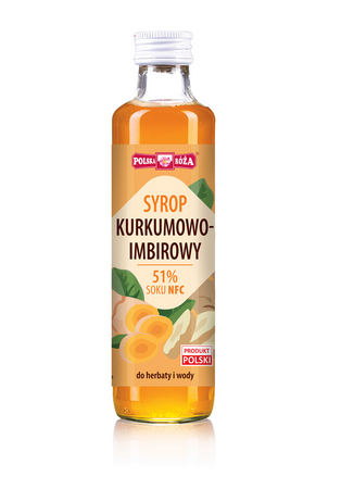 Sciroppo alla curcuma e zenzero 315 ml – Polska Róża