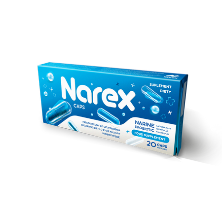 Narine integratore alimentare probiotico 20 capsule - Narex