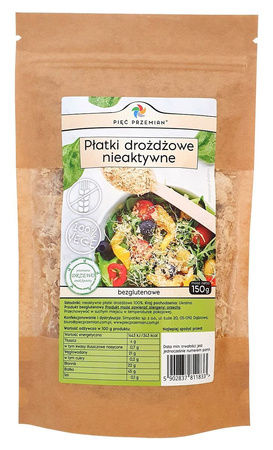 Cinque Trasformazioni fiocchi di lievito inattivo senza glutine 150g