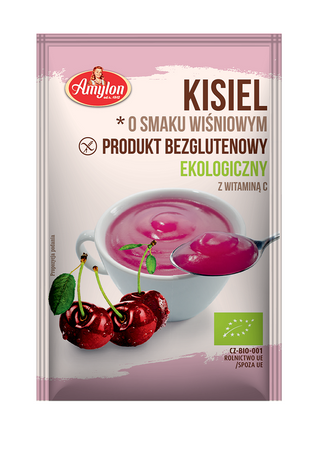 Gelatina senza glutine al gusto di ciliegia bio 30 g