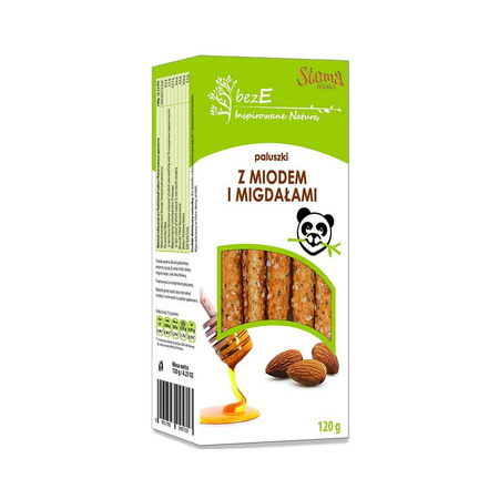 Bastoncini di miele e mandorle senza E 120 g
