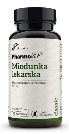 Estratto di meliloto (450 mg) integratore alimentare senza glutine 90 capsule - PHARMOVIT (CLASSIC)
