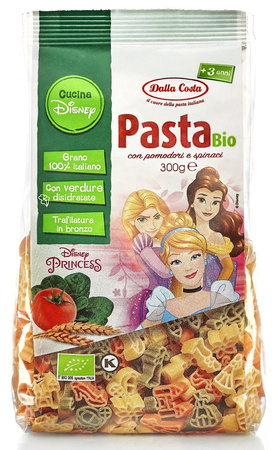 Pasta di semola tricolore Disney Princess biologica 300 g – Dalla Costa