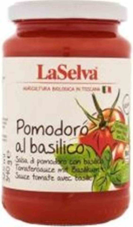 Salsa di pomodoro al basilico Bio 340 g – La Selva