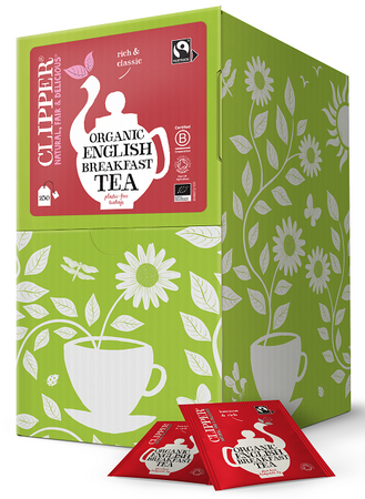 Tè English Breakfast Commercio Equo Biologico (250 x 2,2 g) 550 g – Clipper