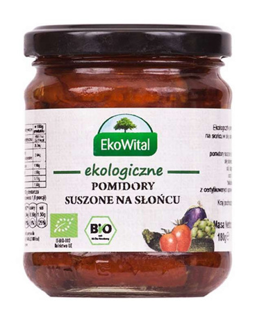 Pomodori essiccati al sole sott'olio Biologici 180 g – Ekowital