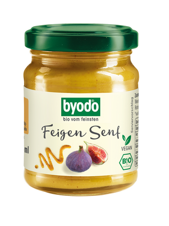 Mostarda di fichi senza glutine BIO 125 ml – Byodo