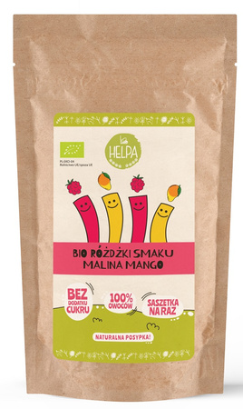 Bacchette aromatiche lampone - mango mix (frutta liofilizzata) bio (10 x 2 g) 20 g - HELPA
