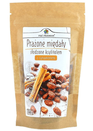 Mandorle tostate con xilitolo e cannella Cinque Cambi 100g