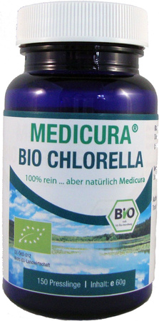 Chlorella (alga) biologico integratore alimentare 150 compresse 60 g – Medicura