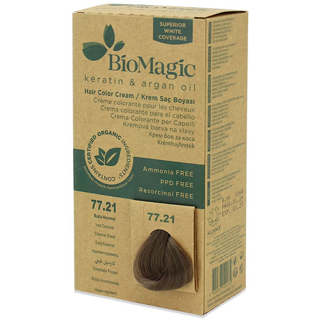 Tinta per capelli caramello ghiacciato (77.21) 250 g - BioMagic