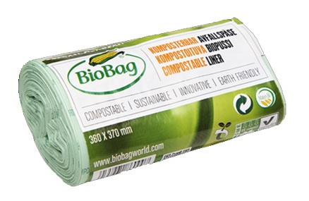 Sacchi per rifiuti organici e indifferenziati (compostabili e biodegradabili) 6 L 30 pezzi – Biobag
