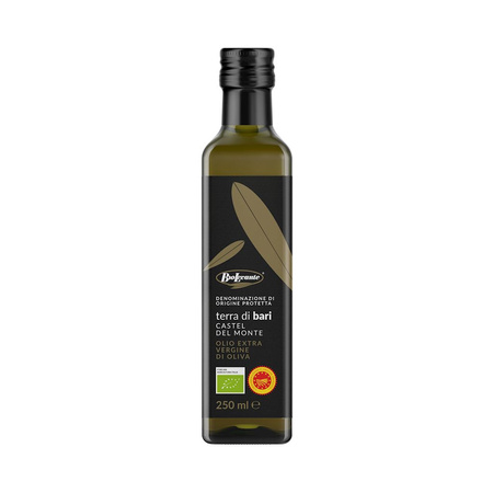 Olio extra vergine d'oliva Terra Di Bari Castel Del Monte D.O.P. biologico 250 ml – Levante