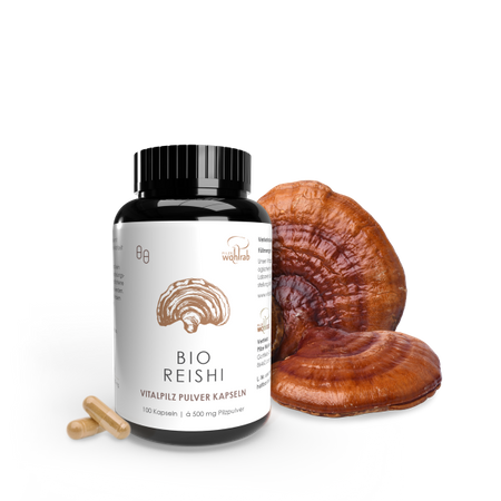 Funghi Reishi (lacquerwort) bio (620 mg) integratore alimentare 100 capsule - Pilze Wohlrab