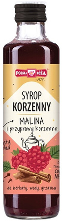 Sciroppo Speziato al Lampone e Spezie 250 ml – Polska Róża