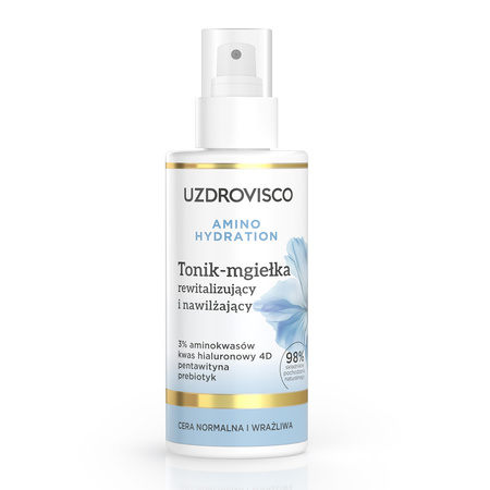 Tonico-mist rivitalizzante e idratante per il viso 150 ml - UZDROVISCO (amino idratazione)