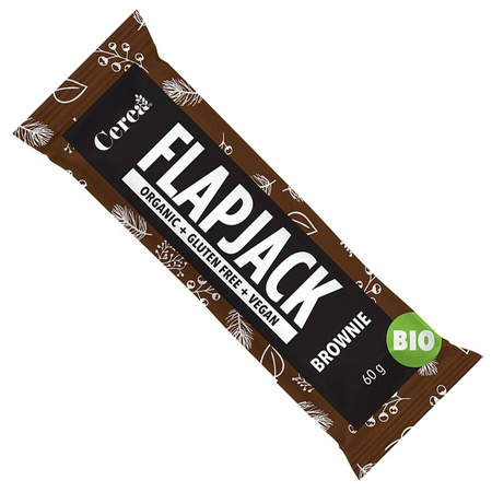 Barretta d'avena al forno gusto brownie Biologico 60 g – Cereabar