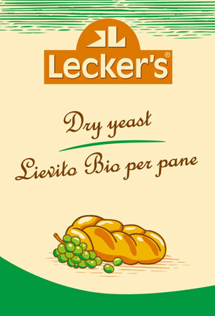 Lievito secco Biologico 9 g - Lecker's
